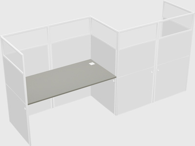 Rectangular cubicles