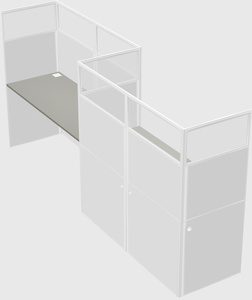 Rectangular cubicles