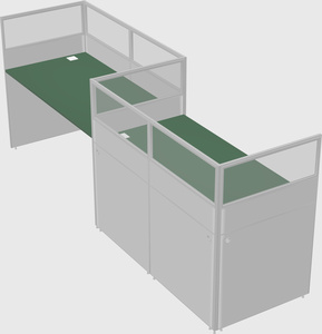 Cabines rectangulaires