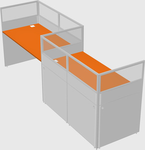 Rectangular cubicles