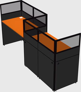 Rectangular cubicles