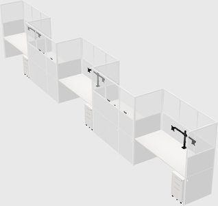 Rectangular cubicles