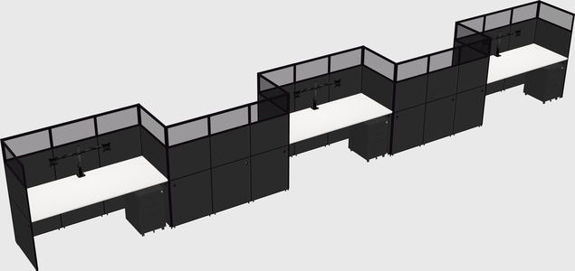 Rectangular cubicles