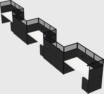 Rectangular cubicles