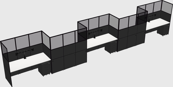 Rectangular cubicles