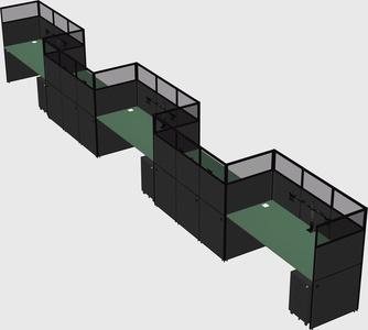 Rectangular cubicles