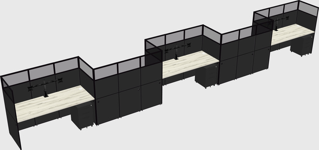 Cabines rectangulaires