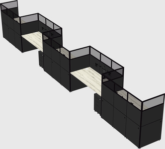 Cabines rectangulaires