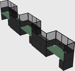 Rectangular cubicles