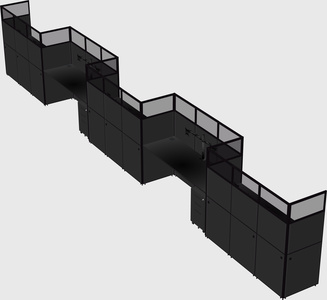Rectangular cubicles