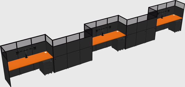 Cabines rectangulaires
