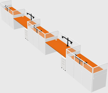 Rectangular cubicles