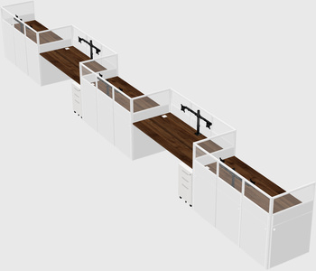 Rectangular cubicles