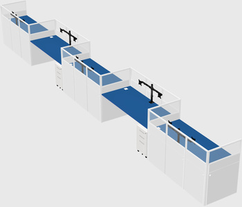 Rectangular cubicles