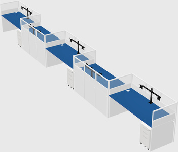 Rectangular cubicles
