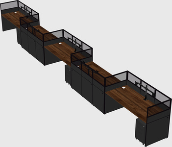Rectangular cubicles