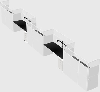 Rectangular cubicles