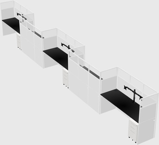 Rectangular cubicles