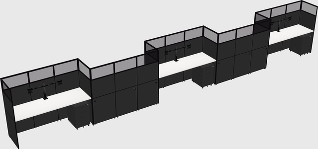 Cabines rectangulaires