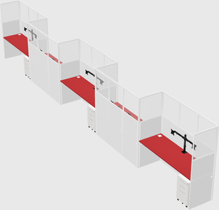 Rectangular cubicles