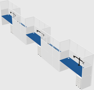 Rectangular cubicles