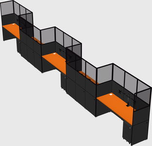 Rectangular cubicles