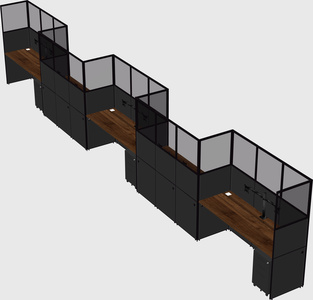 Rectangular cubicles