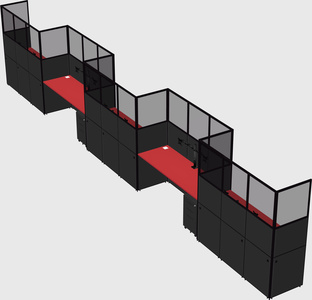 Rectangular cubicles