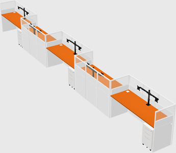 Rectangular cubicles