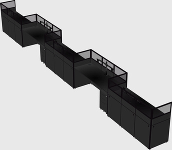 Cabines rectangulaires