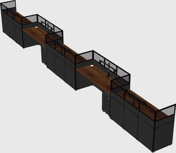 Rectangular cubicles