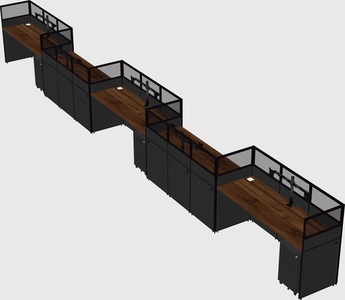 Rectangular cubicles