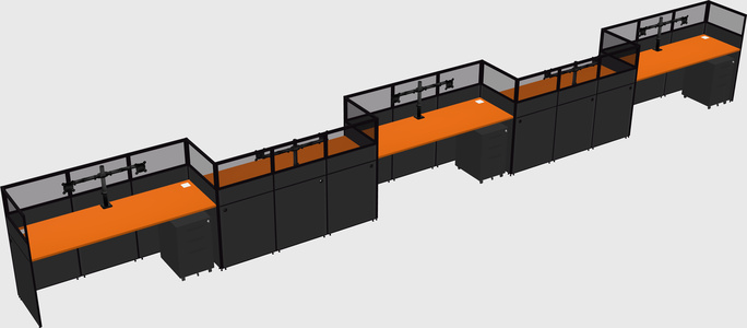 Cabines rectangulaires
