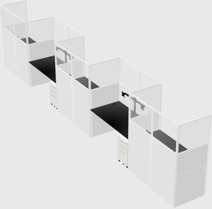 Rectangular cubicles