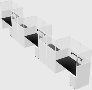 Rectangular cubicles