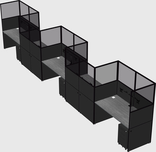 Rectangular cubicles