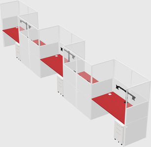 Rectangular cubicles