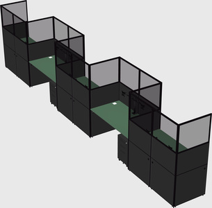 Rectangular cubicles