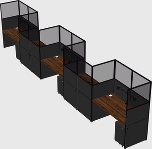 Rectangular cubicles