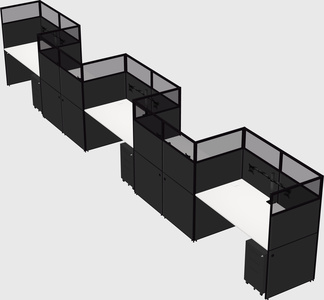 Rectangular cubicles