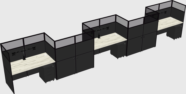 Cabines rectangulaires