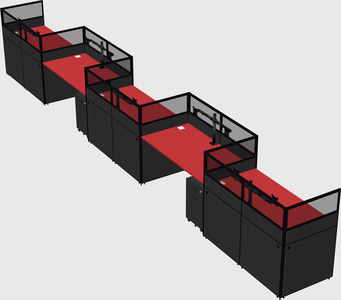Rectangular cubicles