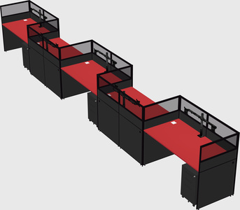 Rectangular cubicles
