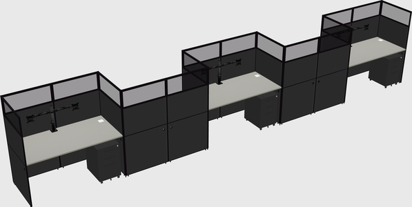 Rectangular cubicles