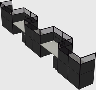 Rectangular cubicles
