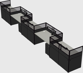 Rectangular cubicles