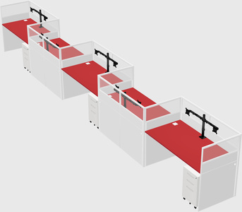 Rectangular cubicles