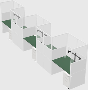 Rectangular cubicles