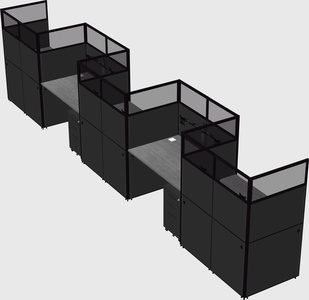 Rectangular cubicles