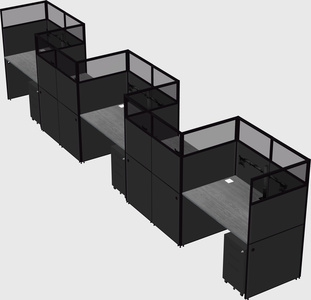 Rectangular cubicles